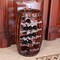 Vintiquewise Rustic Barrel Shaped Wooden Wine Rack for 23 Bottles QI003604L - alternate 6